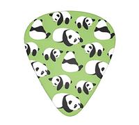 Verde Sfondo Panda Plettri Chitarra Classica Triangolo Basso Acustico Ed Elettrica Plettri Per Chitarra Per Chitarristi 12 Pezzi