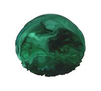 Verde smeraldo,Cuffia da doccia, cuffia da notte, doppio strato, impermeabile, elastica, riutilizzabile.