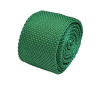 Verde Smeraldo Maglia Seta Neck-Tie Brillante Irlandese By Frederick Thomas