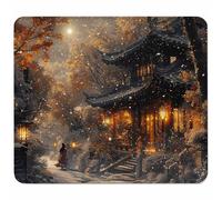 Verde Tappetino Mouse Piccolo 250x200mm, Tappetini Mouse Gaming Architettura, Mousepad Impermeabile e Antiscivolo, con Bordo Cucito, Pratica e Facile da Pulire, Ufficio, Laptop, PC, Regalo 2-4321