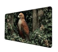 Verde Tappetino Mouse XXL 1200 x 600mm, Tappetino Mouse Aquila Mousepad con Bordi Cuciti, Impermeabile Tappeto Scrivania Base in Gomma Antiscivolo Sottomano Scrivania per Hogar, PC, Laptop -hjw25066E