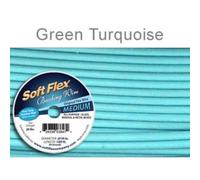 Verde Turchese Soft Flex Filo .019 Lunghezza 30 ft, 49 Fili, 0.45mm - FT452GRNT