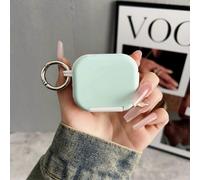 (Verde-Verde) Custodia protettiva per auricolari TWS in TPU per Apple AirPods 3 con gancio -