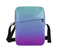 Verde Viola Gradiente Messenger Borse per le donne Borsa Crossover Tracolla Donna Borsa a Tracolla Borsa Per Viaggio Cinghia Regolabile per la Scuola