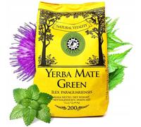Verde Yerba Mate Green Detox 200g | Yerba Mate dal Brasile | Senza glutine | Non si tratta di secchi fumo | Tè alle erbe yerba mate | aiuta la perdita di peso
