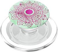 Verde Zen Energia Blu Mindfulness Simboli Spirituali Mandala PopSockets PopGrip per MagSafe