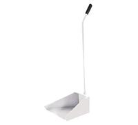 VERDELOOK | Alzaimmondizia in Metallo Verniciato in Colori Assortiti con Manico Antiscivolo, Paletta Polvere, 33x70 cm