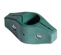 VERDELOOK Anello di fissaggio doppio per recinzione modulare, diametro 34 mm, verde