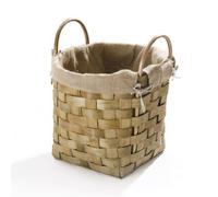 VERDELOOK Cesta portalegna rotonda interno juta diametro 45cm altezza 41/55cm