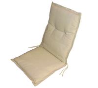 VERDELOOK Cuscino Per Schienale Basso Con Volant - Ecru