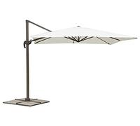 VERDELOOK Deluxe, Ombrellone reclinabile a Braccio 3x4 m, Écru, Struttura in Alluminio e Copertura in Poliestere