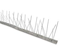 VERDELOOK Dissuasore Inox per volatili, 100x2.7 cm, per grondaia o Tetto