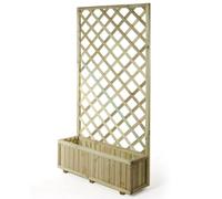 VERDELOOK Fioriera Garden Large con Vasca in Legno impregnato, 90x40x180 cm
