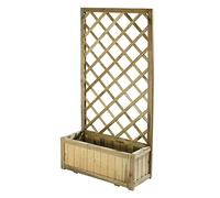 VERDELOOK Garden, Fioriera con griglia autoclavata 75x30x180 cm, per arredo Giardino