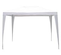 GAZEBO BIANCO MT. 3X3X2,5 H COPERTURA POLIETILENE STRUTTURA IN METALLO
