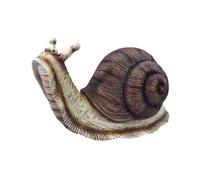 VERDELOOK Statuetta da Giardino in poliresina a Forma di Lumaca, 22x14x16 cm