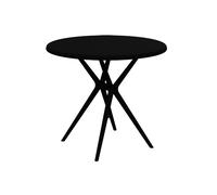 Verdelook MARBELLA TAVOLO ROTONDO D. 80 - NERO MARBELLA TAVOLO ROTONDO D. 80 - NERO