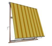 VERDELOOK Milos, Tenda Sole a Caduta Braccetti 80 cm, 3 x2,45 m beige e ocra