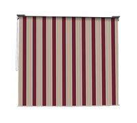 VERDELOOK Mykonos, Tenda da sole a caduta con Catena, 2.5x2 m, Beige e bordeaux