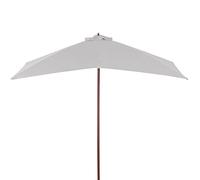 VERDELOOK Ombrellone in Legno a carrucola, 4x3 m, Ecrù, per arredo Esterni