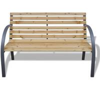 VERDELOOK Panchina a 2 posti da Giardino New York in Legno e metallo 120 cm