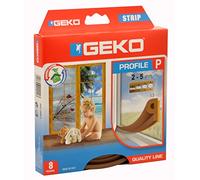 Geko - 1000-7 - Guarnizione adesiva per isolamento STRIP - fessura 2-5 mm - 6 m - gomma - marrone - Geko - 101935 - Conf. da 1 Pz. - 1000-7