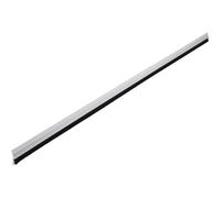 Geko - 1400-4 - Paraspifferi per porte STAFF - con spazzola fissa - 100 cm - pvc rigido - bianco - Geko - 101941 - Conf. da 1 Pz. - 1400-4