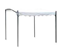 VERDELOOK Pergola, Gazebo in Ferro Verniciato, 2x3 m, Bianco per Copertura e arredo Esterni