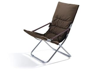 VERDELOOK Poltrona Sdraio Prendisole Maiorca 84x60x92 cm, Marrone, Giardino Esterni