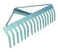 VERDELOOK Rastrello Zincato 16 Denti