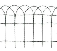 VERDELOOK Rete metallica plastificata bordure, 0.4x5 m, verde