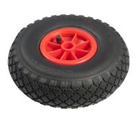 VERDELOOK Ruota ricambio pneumatica carrelli 80/8-/9-/10 , 10" x 3.00-4 ,nera