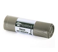 VERDELOOK Sacchi in PVC Robusto per Trasporto macerie, in Rotoli, 40x70 cm