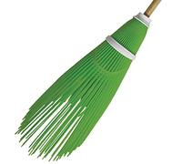 VERDELOOK Scopa in PVC per Esterni, Altezza 60 cm, Verde, per Pulizia Giardino ed Esterni