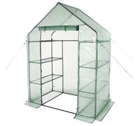 SERRA DA GIARDINO A CASETTA BALCONE TELO PIANTE FIORI 8PIANI 143X73X195cm