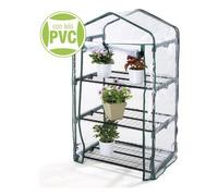 Verdelook Serra per piante in kit di montaggio 3 ripiani (69x49x125 cm) Verde