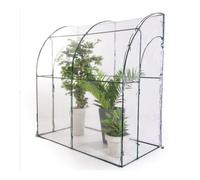 Verdelook Serra per piante in kit di montaggio Da Parete (200x100x215 cm) Verde