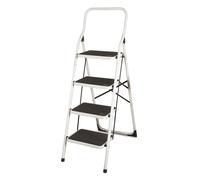 VERDELOOK Sgabello Step in metallo 145x48x7cm 4 gradini scaletta uso domestico