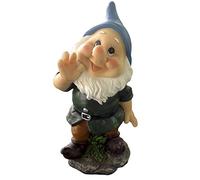 VERDELOOK Statua Nano da Giardino in poliresina, Robusta e Durevole nel Tempo