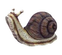 VERDELOOK Statuetta da Giardino in poliresina a Forma di Lumaca, 22x14x16 cm