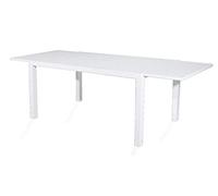 VERDELOOK Tavolo allungabile da 200 a 300cm “linea sardegna” bianco 200/300x100xh74cm