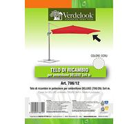 VERDELOOK Telo di ricambio per Ombrellone a braccio deluxe 3x4 m, ecru