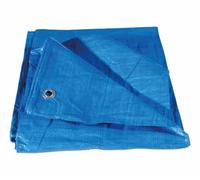 VERDELOOK | Telo Occhiellato Multiuso in Polietilene 4x6 m, Blu, per Copertura e Stoccaggio Merce