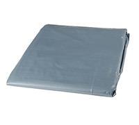 VERDELOOK Telo occhiellato in polietilene 8x5 m, grammatura 180 g/m², Grigio, Multiuso, per Copertura e stoccaggio Merce