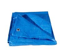 VERDELOOK | Telo Occhiellato Multiuso in Polietilene 4x6 m, Blu, per Copertura e Stoccaggio Merce