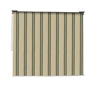 VERDELOOK Tenda da Sole Mykonos a Caduta con Catena, 2.5x2 m, Beige e Verde