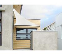 VERDELOOK - TENDA VELA TRIANGOLARE 5X5X5 BIANCA