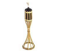 VERDELOOK Torcia in bambù con contenitore per olio lampante, 35 cm, giardino