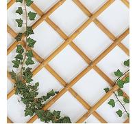 VERDELOOK | Traliccio Estensibile in Bamboo, 90x240 cm, Ideale per Decorazione Esterni, Sostegno Piante Rampicanti