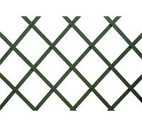 VERDELOOK | Traliccio Estensibile in Llastica, 100x300 cm, Verde, Decorazioni Terrazza e Balcone, Sostegno per Piante Rampicanti